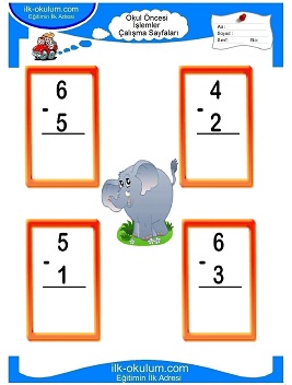 Çocuklar İçin toplam işlemi yaprak testleri 